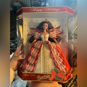 10th Anniversary Holiday Barbie- 1997